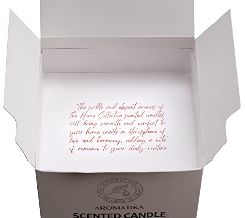 Vela Perfumada Sándalo Misterioso - Perfumadas De Soja Natural - Vela de Aromaterapia con Aceite Esencial - Vela de Cera de Soja - Hasta 45 horas de Combustión - Regalo de Vela de Vidrio