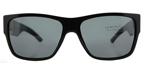 Versace 0Ve4296, Gafas de Sol para Hombre, Negro (Black), 59