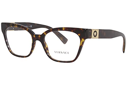 Versace Gafas graduadas VE 3294 108 Havana, Versace, Havana/Gold Logo