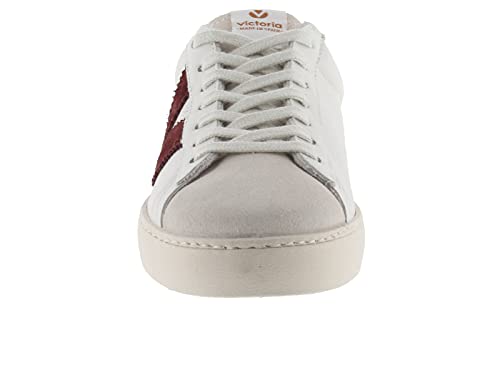 victoria Plano VICTORIA Basket Berlin Piel con Puntera DE Serraje 1126142-WOMEN para Mujer Burdeos 37
