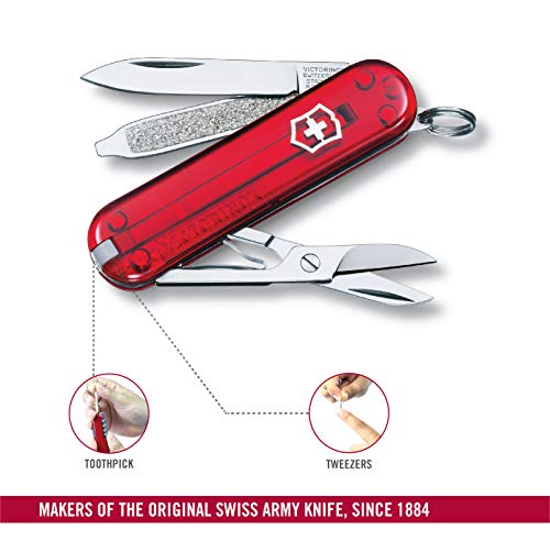 Victorinox 0.6225.T Navaja, Rojo translúcido, Talla única
