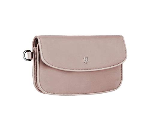 Victorinox Victoria 2.0 Clutch - Bolso pequeño con forro de piel y correa de muñeca para mujer, color rosa