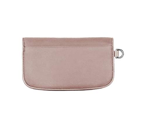 Victorinox Victoria 2.0 Clutch - Bolso pequeño con forro de piel y correa de muñeca para mujer, color rosa