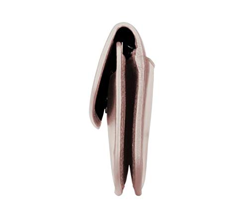 Victorinox Victoria 2.0 Clutch - Bolso pequeño con forro de piel y correa de muñeca para mujer, color rosa