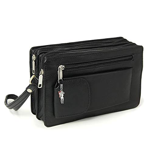 WILD THINGS ONLY !!! Bag Street - Bolso con asa superior para hombre, color negro