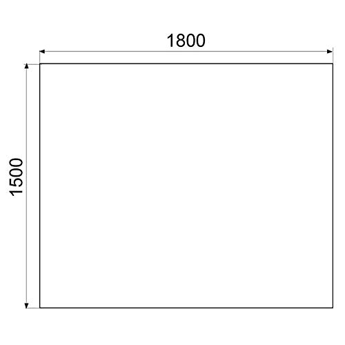 Wirquin M30880 - Manta para plato de ducha geotextil 150 x 180 cm
