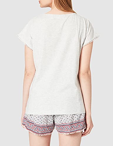 Women' Secret Pijama Pijama corto manga corta algodón orgánico 3599035 GRIS OSCURO ,S para Mujer