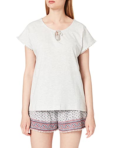 Women' Secret Pijama Pijama corto manga corta algodón orgánico 3599035 GRIS OSCURO ,S para Mujer