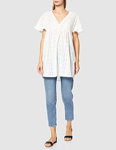 Women' Secret Vestido TUNIC COMPLEMENTOS BAÑO 5542219 ESTAMPADO BLANCO ,L para Mujer