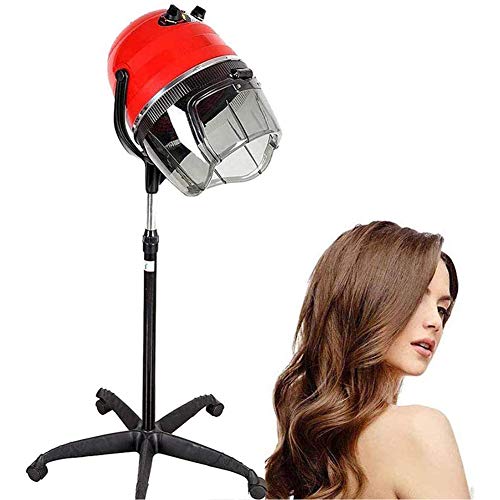 WRQ Vaporizador para Cabello, Vaporizador Pelo Profesional Casco Secador Peluqueria Móvil con Ruedas Herramienta Peinado del Cabello