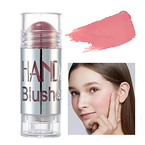 YO-HAPPY Colorete para mejillas Brillo Colorete en Barra Maquillaje Facial Resaltador Bronceador Crema de Contorno