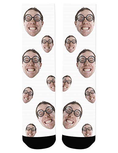 Zhovee Calcetines con foto, calcetines con foto personalizados, calcetines con foto para el día del padre