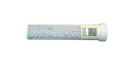 ZINC + VITAMINA C PH 20 comprimidos efervescentes, suplemento para las defensas, oxidación y formación colágeno