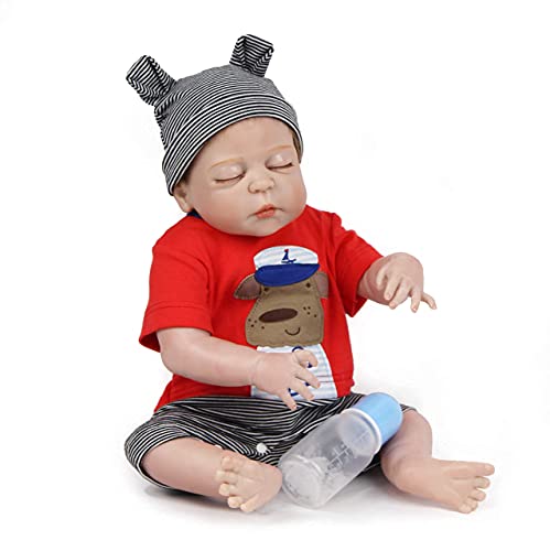 ZIYIUI Bebe Reborn Silicona Cuerpo Completo 20 Pulgadas 50cm Realistas Muñecas Reborn Bebe Reborn Niño Recien Nacidos Bebé Chico