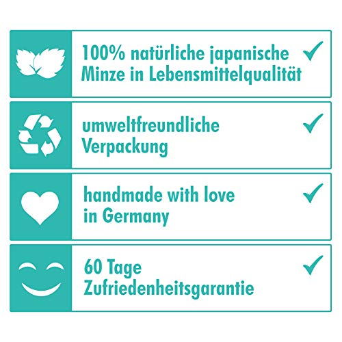 ZUGSPITZE 5 Tarjetas de Aroma Mentolado para Cigarrillos o Tabaco - Mentolado Hecho de Menta Japonesa 100% Natural