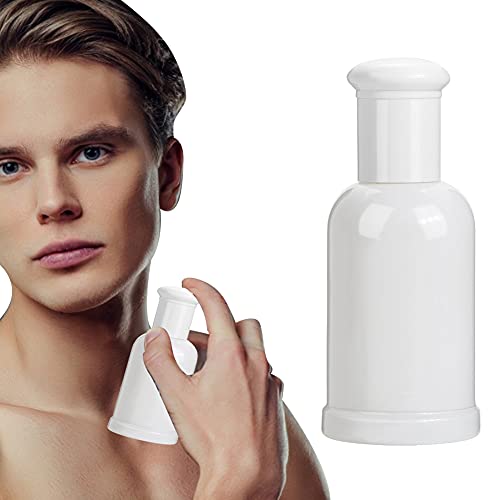 50 ml Eau de Toilette, Agua de tocador Perfume de Colonia Clásico para Hombre, Perfume Sexy de Tentaciones de Caballero Maduro de larga duración(blanco)