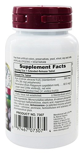 ACAI RESVERATROL CAP 30 COMP