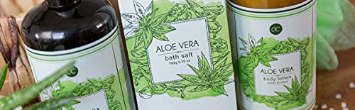 Accentra - Juego de baño de aloe vera de 6 piezas para regalo, juego de spa para cualquier ocasión.
