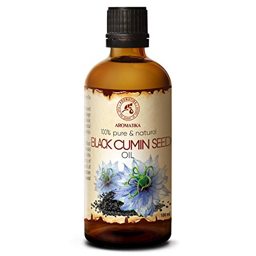 Aceite Comino Negro - 100ml - Nigella Sativa - Oleo Aceite Vegetal de Nigella Sativa - Prensado en Frío - Aceite Base - Aceite Portador - Aceite para la Piel - Cuidado del Cabello
