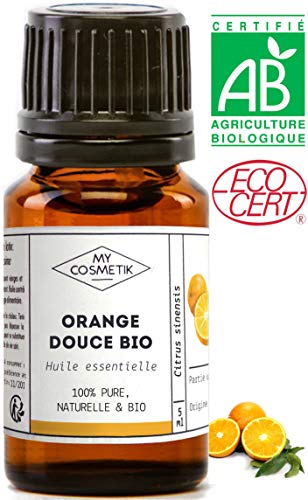 Aceite esencial de Naranja Dulce orgánico - MY COSMETIK - 10 ml