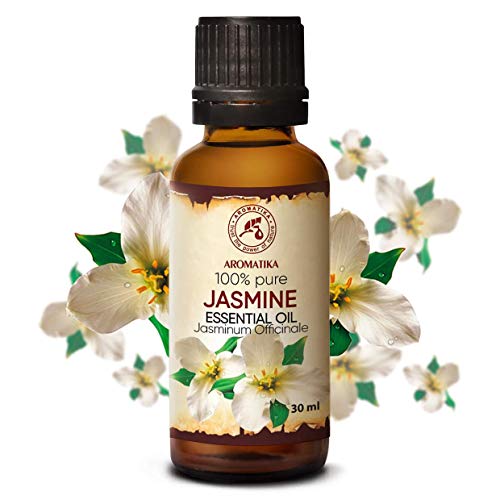 Aceite Jazmín 30ml - Jasminum Officinale - Aceite Esencial Naturales para Difusor - Aromaterapia - Cuidado de Piel y Cabello - Calmante