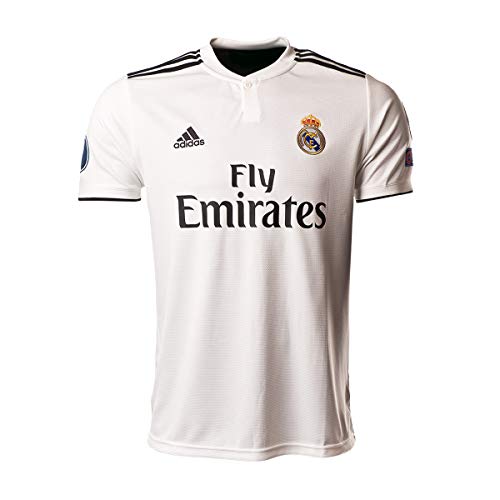 adidas Real EU H JSY Camiseta, Hombre, Blanco, S