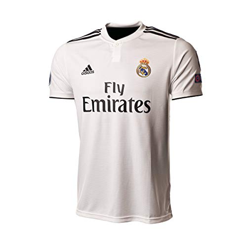 adidas Real EU H JSY Camiseta, Hombre, Blanco, S