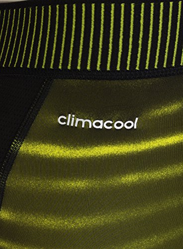 adidas TF Cool G SH 9 - Pantalón Corto para Hombre, Color Negro/Amarillo, Talla XS