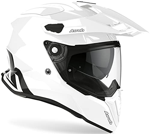 Airoh Commander Cascos, Adultos Unisex, Color White Gloss, XL