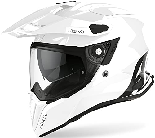 Airoh Commander Cascos, Adultos Unisex, Color White Gloss, XL