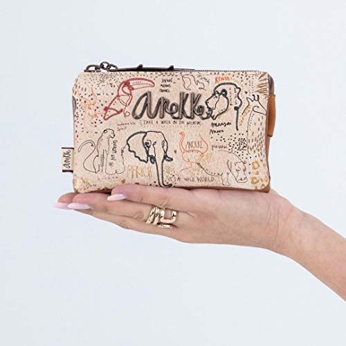 ANEKKE | Monedero Triple Safari Fusion | Moderno, Casual y a la Moda | para Mujeres | Ideal para el Día a Día u Ocasiones Especiales