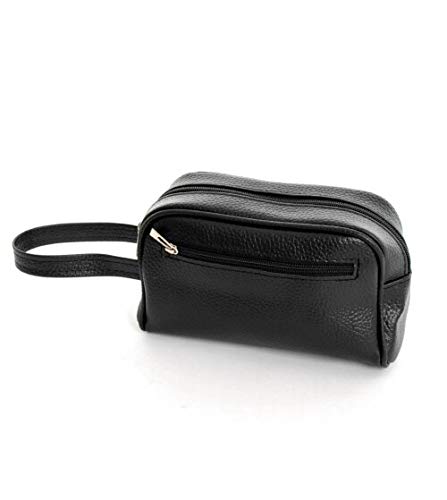 Antony Morale Neceser de muñeca Neceser de viaje Cosméticos Bolso para accesorios hombre mujer Negro Negro