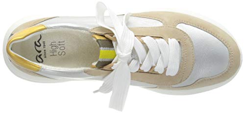 ARA Roma, Zapatillas Mujer, Amarillo Camel Oro Blanco Amarillo 07, 39 EU
