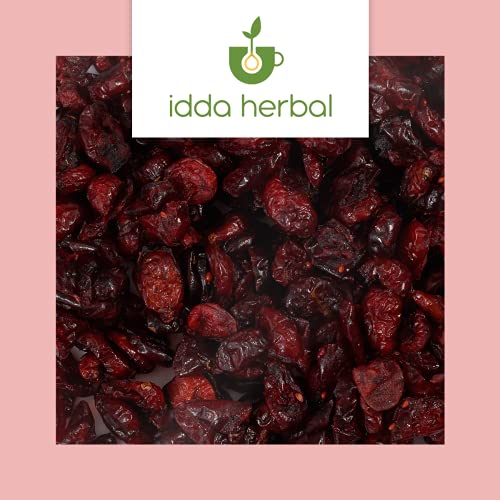 Arándanos deshidratados (500g), arándanos secos, arándanos sin aditivos artificiales, ligeramente endulzados con jugo de frutas, frutos secos