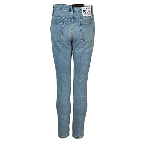 Armani Exchange 11,5 Ounces Cotton Vaqueros Slim, BLU (Indigo Denim 51), 53 (Talla del Fabricante: 33) para Mujer