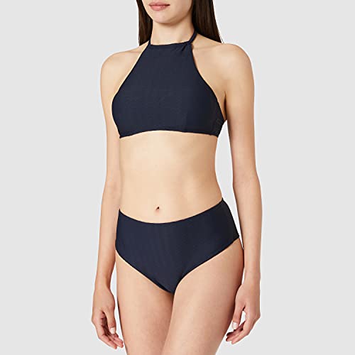 Armani Exchange BLU Navy Halter Top Disfraces de tamaño Adulto, L para Mujer