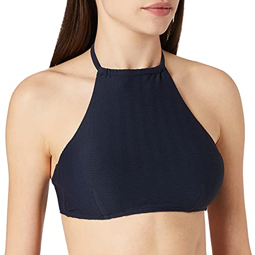 Armani Exchange BLU Navy Halter Top Disfraces de tamaño Adulto, L para Mujer