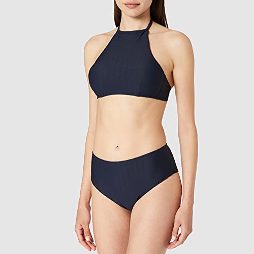 Armani Exchange BLU Navy High Waist Brazilian Disfraces de tamaño Adulto, XS para Mujer
