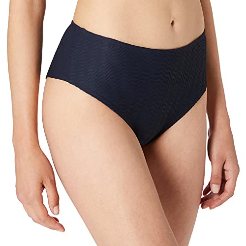 Armani Exchange BLU Navy High Waist Brazilian Disfraces de tamaño Adulto, XS para Mujer