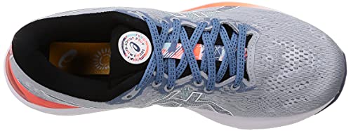 Asics Gel-Cumulus 23, Zapatillas para Correr Hombre, Piedmont Grey/White, 44 EU