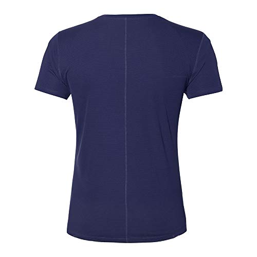 Asics Silver SS Top Camiseta, Hombre, Peacoat, S