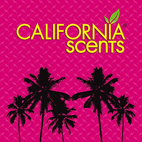 Autocare California Car Scents - Ambientador De Coche con Fragancia, Olor Y Esencias A Coronado Cherry, Aroma A Piruleta De Cereza (minidifusores, 2uds), Color Standard, Cereza
