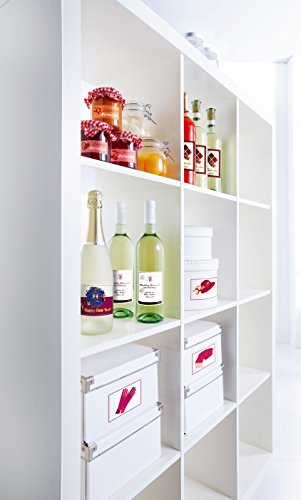 Avery MD4001 - Etiquetas para botellas (90 x 120 mm), color blanco