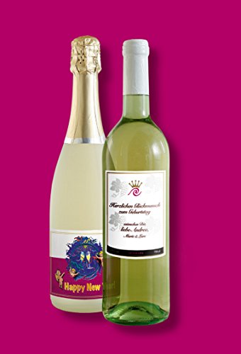 Avery MD4001 - Etiquetas para botellas (90 x 120 mm), color blanco