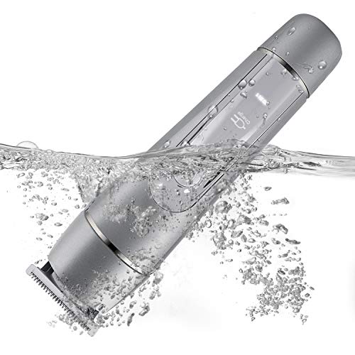 Axceed Máquina Cortar Pelo Profesional Cortapelos Hombre Recortadora Barba y Cortadora de Pelo Recortadora de Barba/Cara/Cuerpo/Nariz/Orejas/Ceja, 10 en 1 Set de Afeitado Multifunción (Gris)