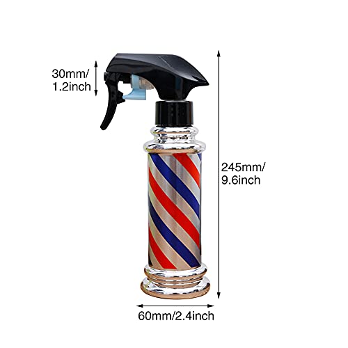 Barber Spray Botella Herramientas de Estilo Pulverizador de Niebla Portátil DIY Agua para Limpieza de Cabello Plantas Salón Hogar