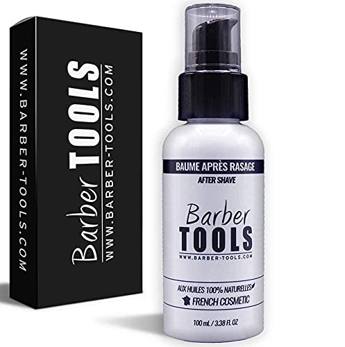 ✮ BARBER TOOLS ✮ Bálsamo para después del afeitado 100 ml - Para el cuidado y el cuidado de la piel - MADE IN FRANCE