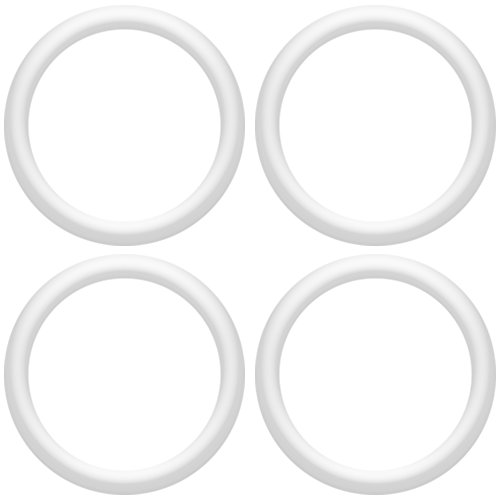 BodyCandy 5/8" Transparente Goma Tórica 4 Pack