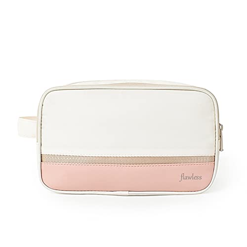 Bolso cosmético de tela de Oxford Estilo nórdico de alta gama Bolsa de lavado de viajes Portátil Separación seca y húmeda Bolsa cosmética al por mayor Make-Up Pouches ( Color : 4 , Size : 25x15x10cm )