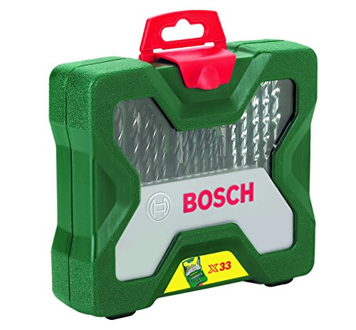 Bosch X-Line - Maletín de 33 unidades para taladrar y atornillar